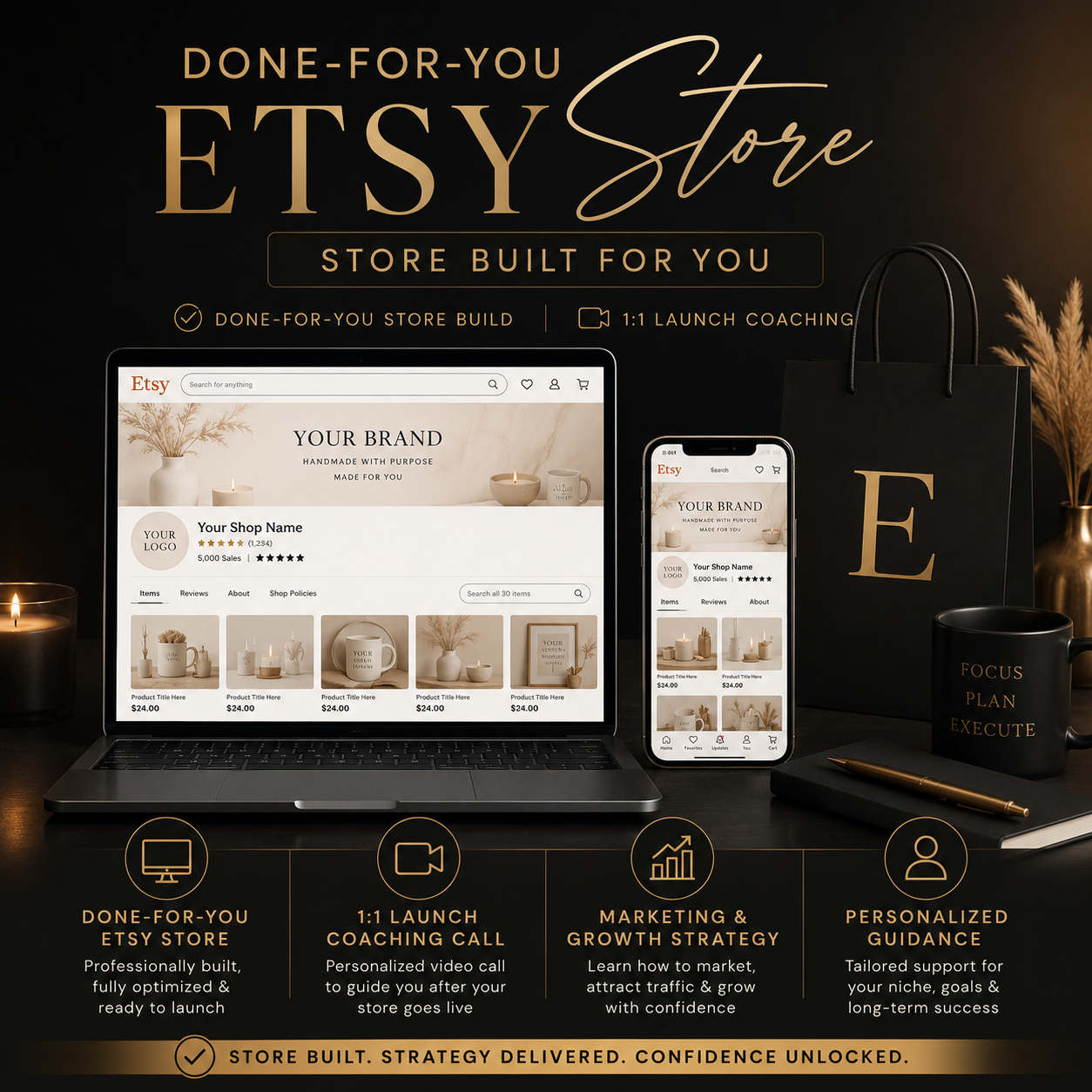 Done For You Etsy Service + One on One Call